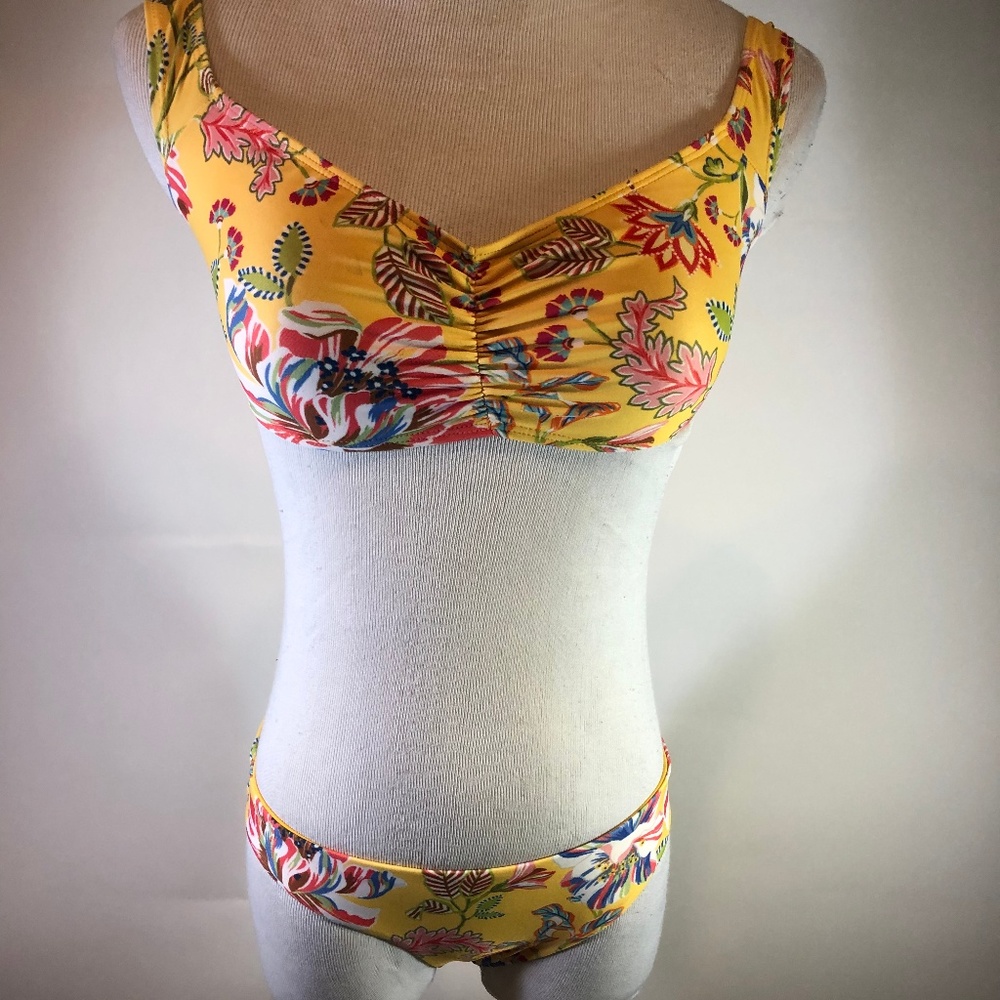 L' Space 2 Pc. Sunshine Gold Bikini XS New